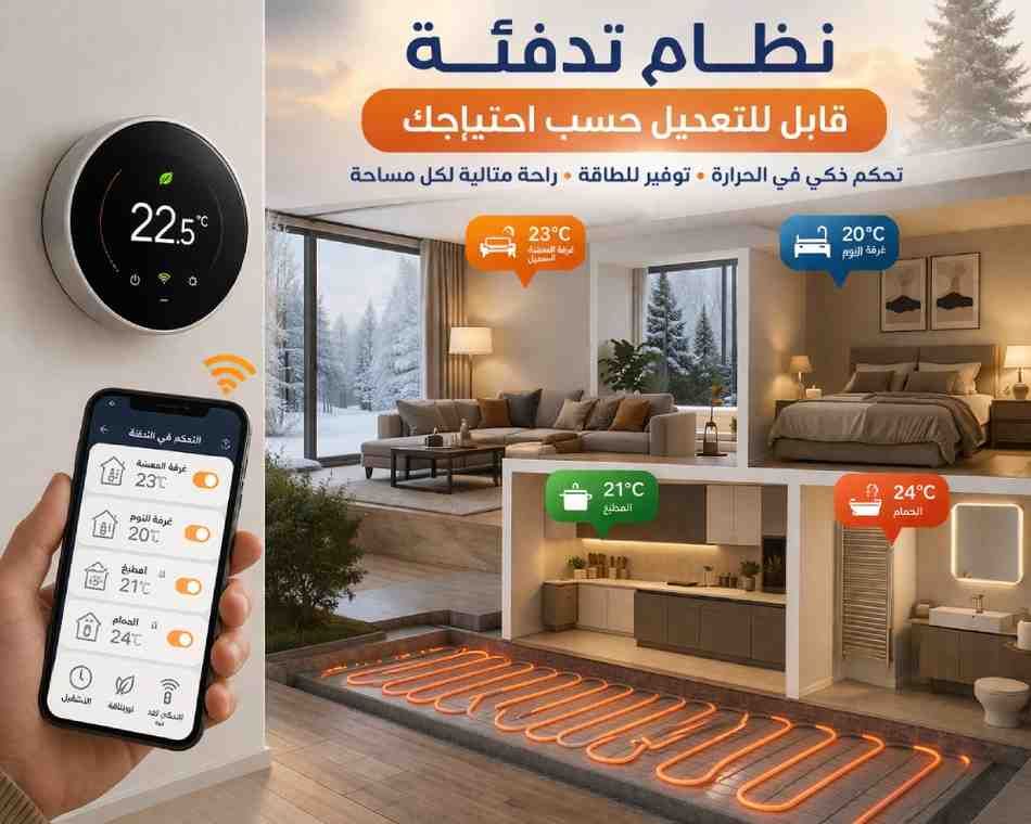 نظام تدفئة قابل للتعديل حسب احتياجك
